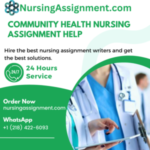 Community Health Nursing Assignment Help
