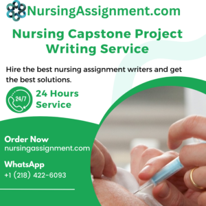 Nursing Capstone Project Writing Service
