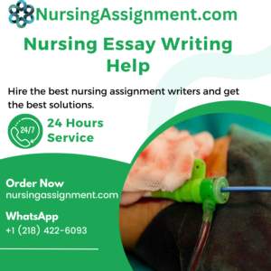 Nursing Essay Writing Help